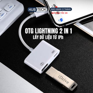 Đầu Chuyển Đổi Cáp 2 in 1 Sang USB Tiện Dụng Cho IOS 13 U Disk OTG tablet táo IP11 Pro Xs Max Xr X 6 7 8 Plus