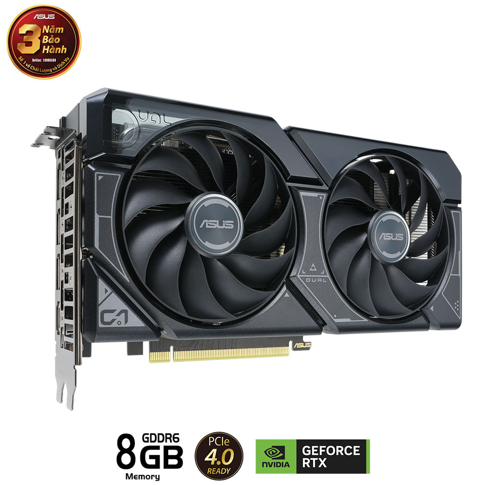 CARD MÀN HÌNH ASUS DUAL-RTX 4060 TI-O8G
