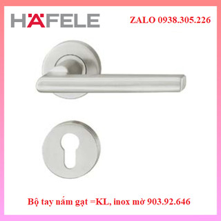 Bộ tay nắm gạt=kl,inox mờ 903.92.646