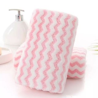 KHĂN MẶT LÔNG CỪU KẺ 30* 50cm