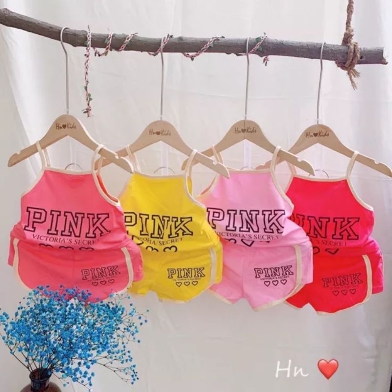 Bộ 2 Dây pink tặng 1quan size 13-21kg