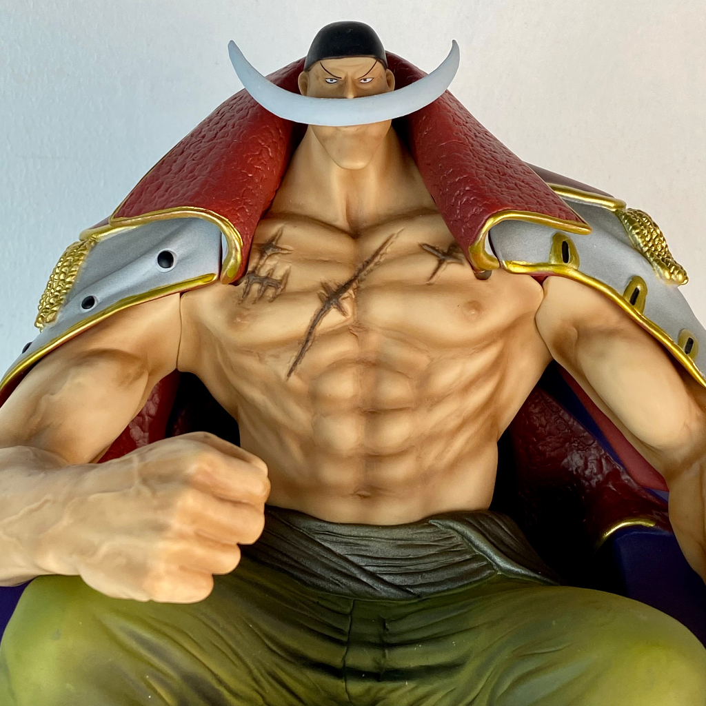 Mô hình Edward Newgate râu trắng dáng ngồi cao 21CM - mô hình râu trắng ngồi ghế Neo Maximum F1 - One piece fig