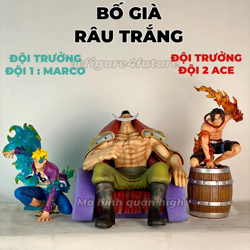Mô hình Edward Newgate râu trắng dáng ngồi cao 21CM - mô hình râu trắng ngồi ghế Neo Maximum F1 - One piece fig