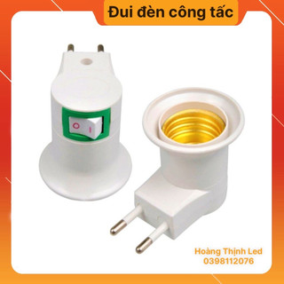 Đuôi đèn có phích cắm và công tắc tiện dụng