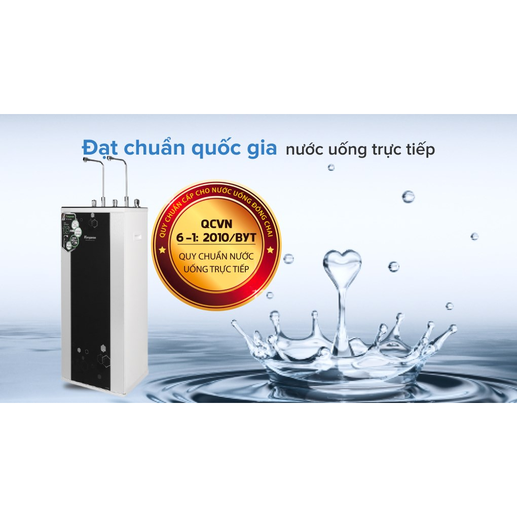 Máy lọc nước R.O nóng nguội lạnh Hydrogen Kangaroo KG10A4VTU 10 lõi  - Bảo hành  12 THÁNG