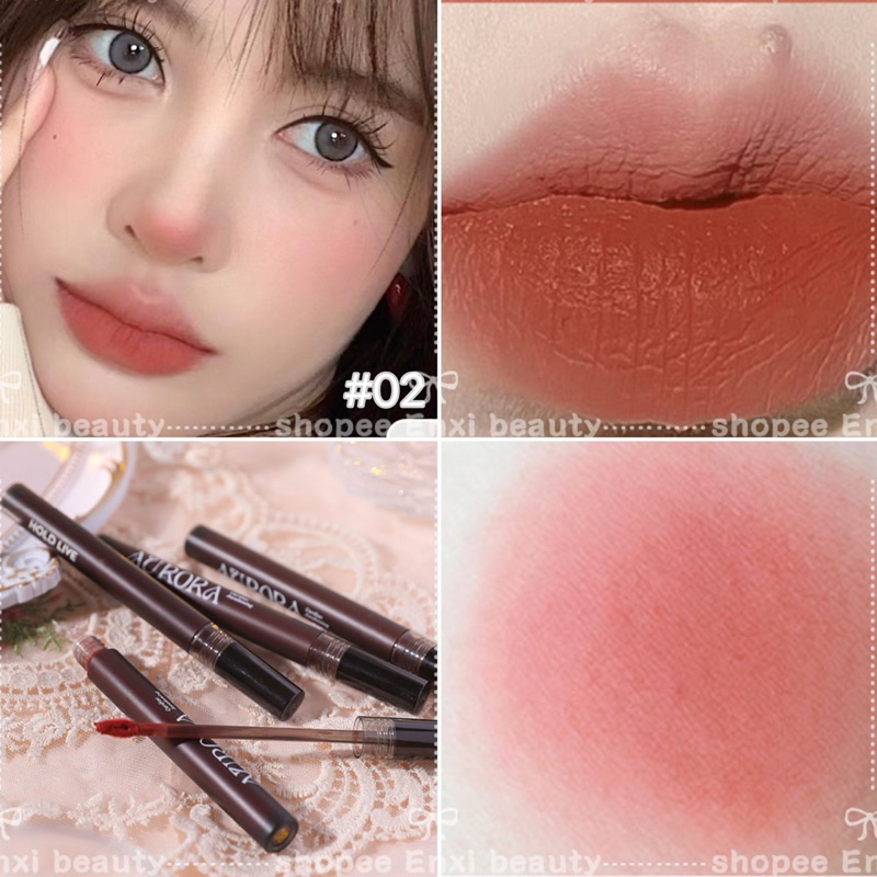 Son Kem Lì HOLD LIVE Aurora Silty Mud Mist Lip Glaze HL650