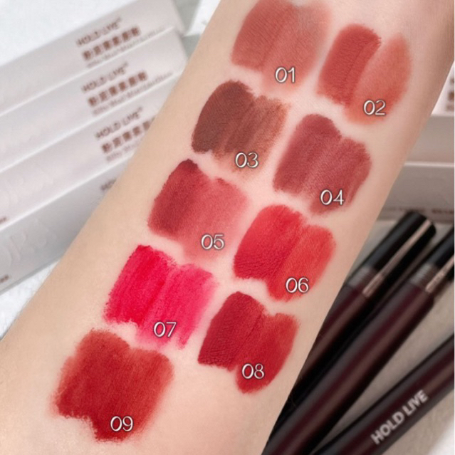 Son Kem Lì HOLD LIVE Aurora Silty Mud Mist Lip Glaze HL650