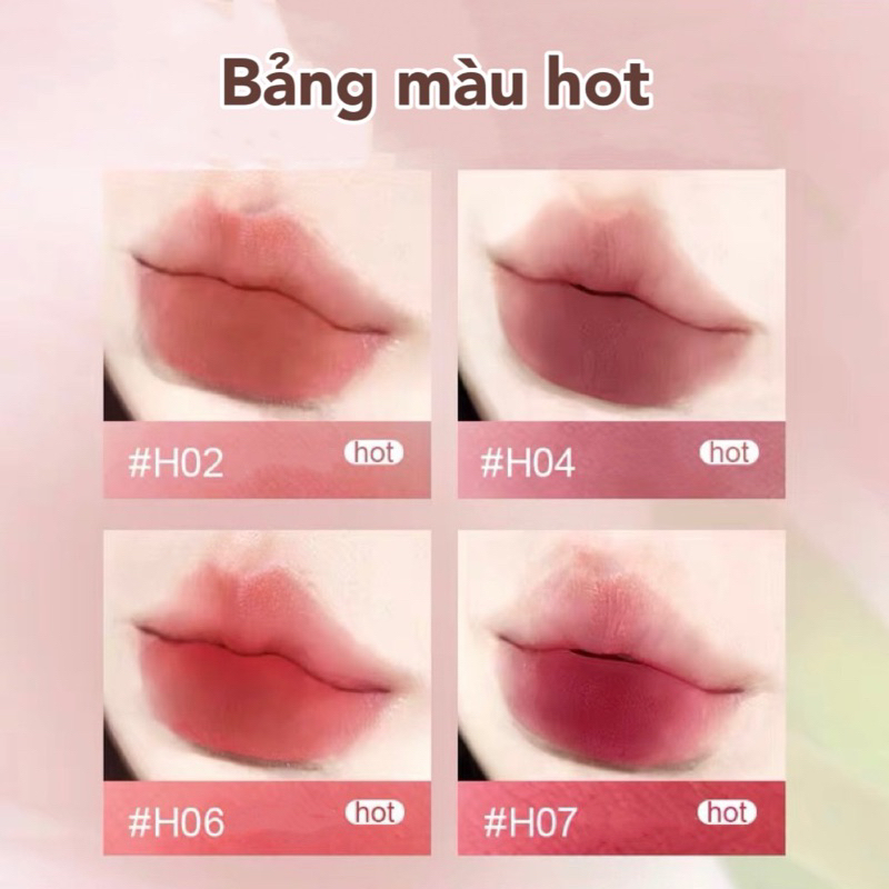 Son Kem Lì HOLD LIVE Aurora Silty Mud Mist Lip Glaze HL650