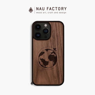 Ốp lưng iPhone gỗ Walnut khắc laser sắc nét không phai X/11/12/13/14/15 Pro Max NAU FACTORY – Travelling The World