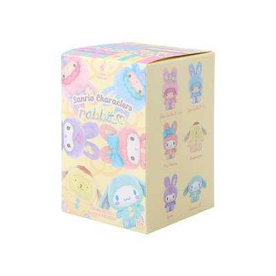 Blindbox Sanrio Rabbit - Mô hình Sanrio Characters - Mẫu 4. Thỏ phủ nhung