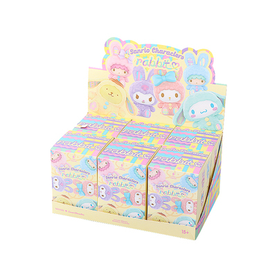 Blindbox Sanrio Rabbit - Mô hình Sanrio Characters - Mẫu 4. Thỏ phủ nhung