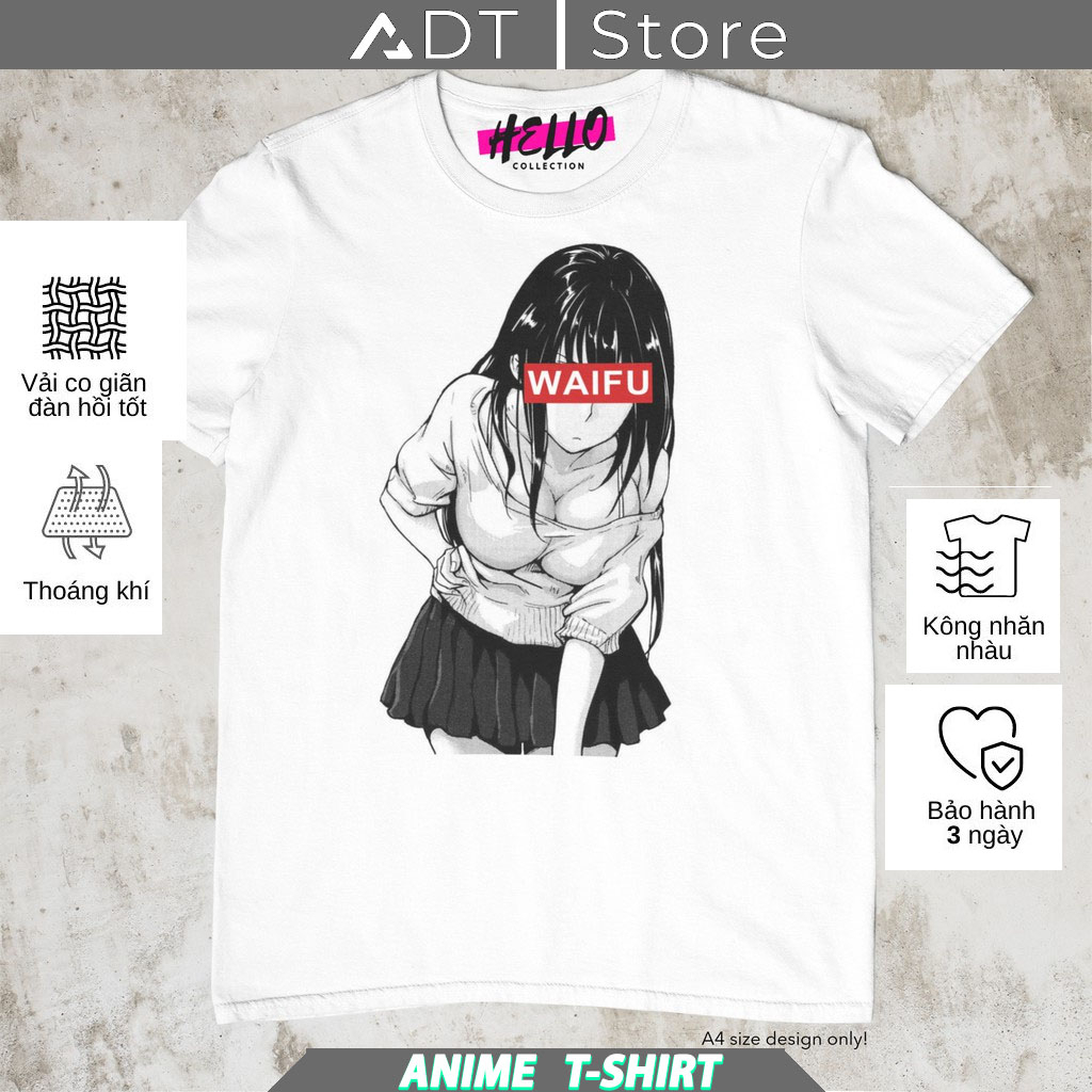 Áo thun hình Hentai Lewd - Waifu Lewd H ver1 Anime cực chất giá rẻ mẫu HOT bán chạy