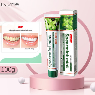 Kem Đánh Răng Làm Trắng Răng loại bỏ cao răng hôi miệng tẩy ố vàng 100g Không Chứa Florua Kem đánh răng bạc hà