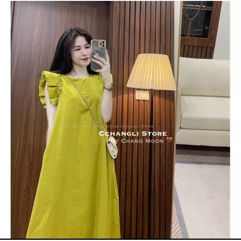 💥sỉ💥váy suông đỏ-xanh khoá dọc cho con ti