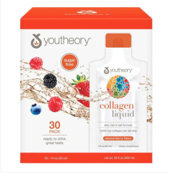 Nước uống Youtheory Collagen Liquid 30 gói x 30ml của Mỹ