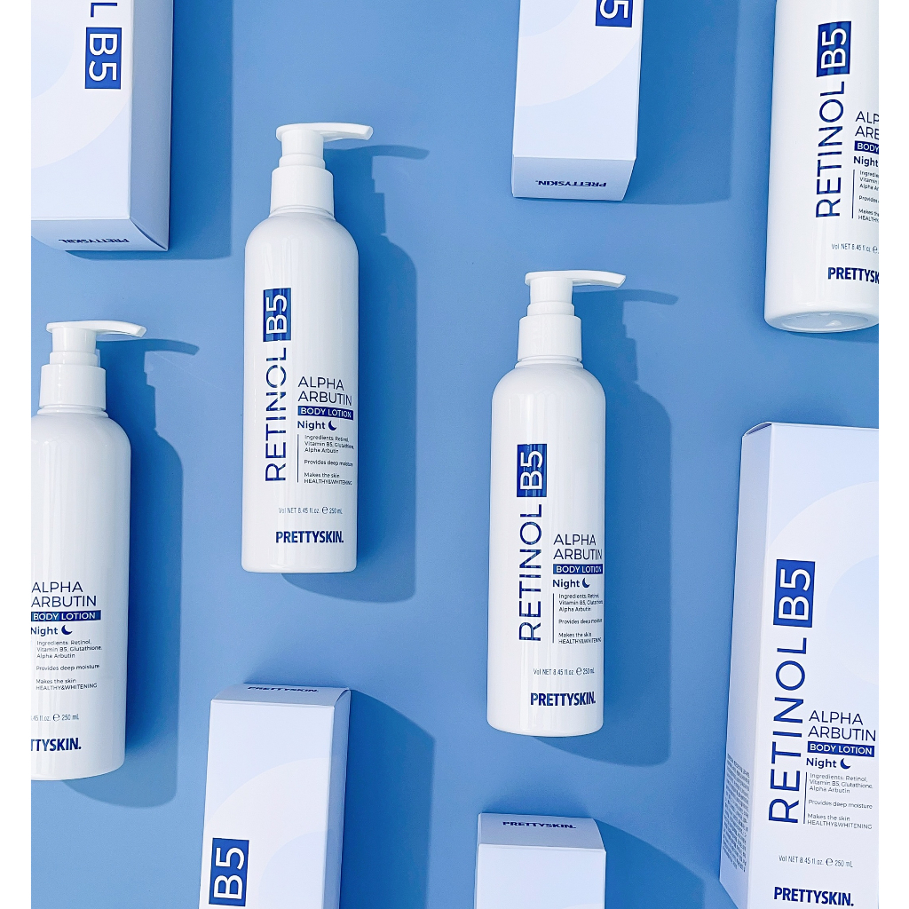 Kem Dưỡng Trắng Da Body Pretty Skin Alpha Arbutin Body Lotion Ngày - Đêm 250ml