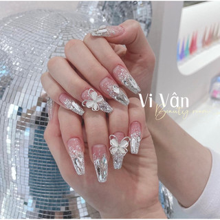 Nail box thiết kế đính đá siêu sáng V2