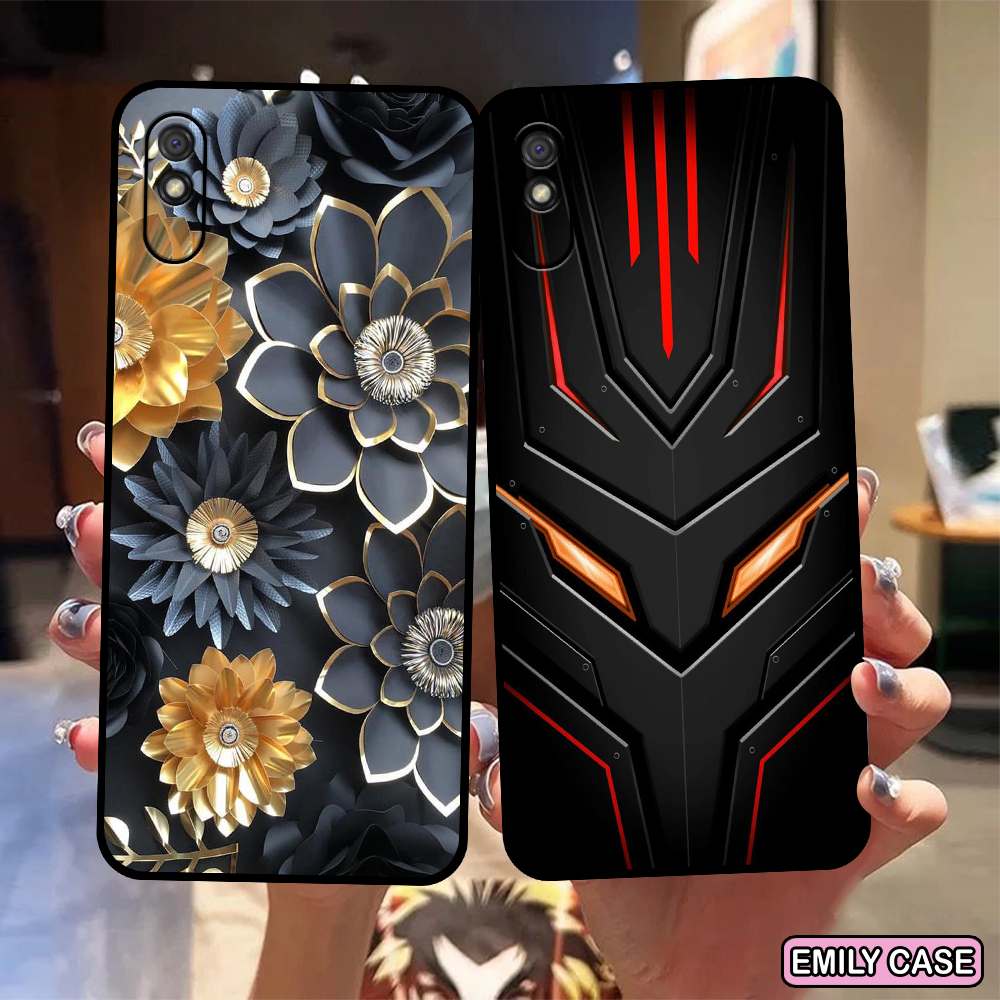 Ốp Xiaomi Redmi 9A in hình basic , họa tiết hoa xinh