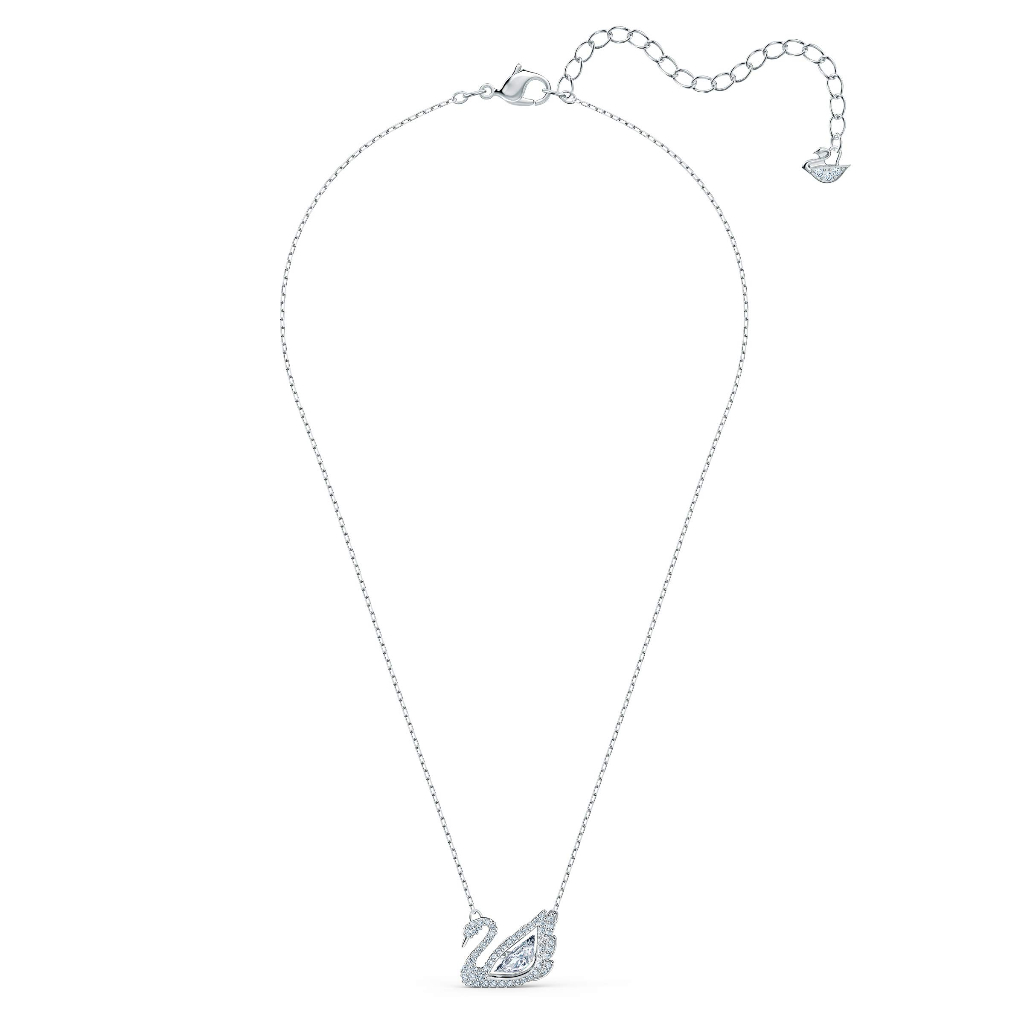 Dây chuyền thiên nga CDE Dancing Swan Necklace White CDE6052WH - Dây chuyền bạch kim