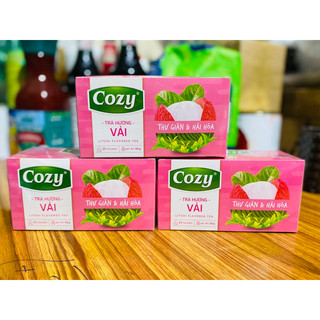 [FREESHIP 50K] Cozy trà Hương Vải hộp 25 túi/50g