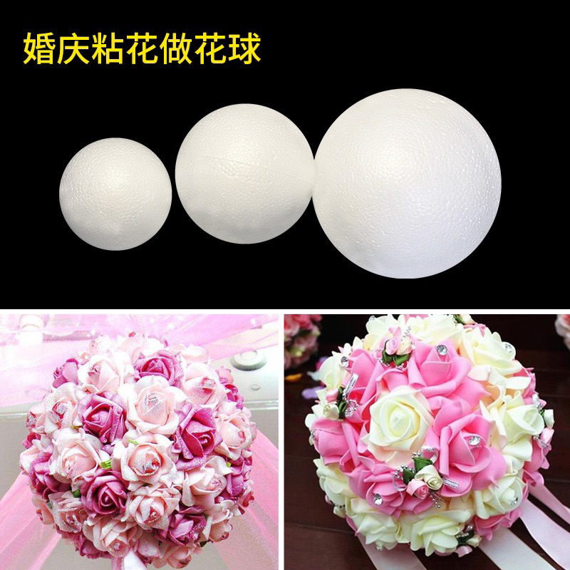 Quả cầu xốp, Xốp Tròn đủ kích thước từ 1cm- 10cm trang trí, decor