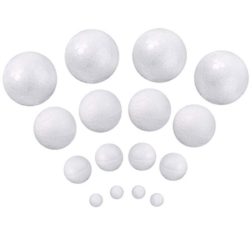 Quả cầu xốp, Xốp Tròn đủ kích thước từ 1cm- 10cm trang trí, decor