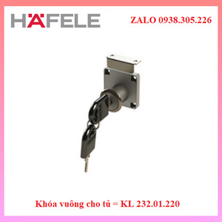 Khóa vuông cho tủ = KL 232.01.220