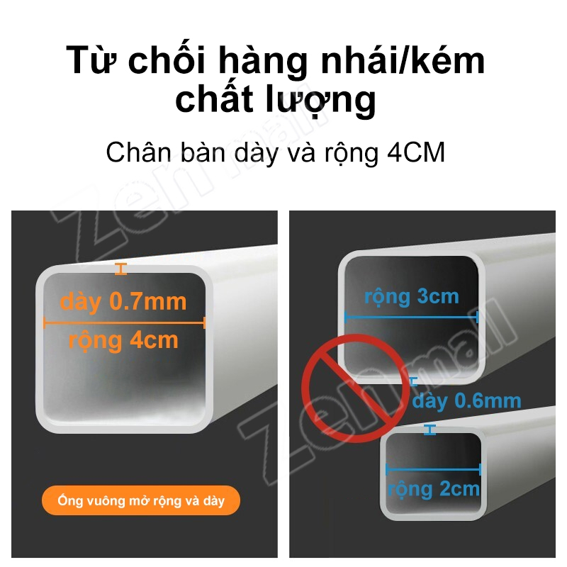Zen Bàn làm việc, U bàn học đa năng mặt bàn gỗ chống xước chân sắt tròn to chắc chắn giá rẻ cho sinh viên