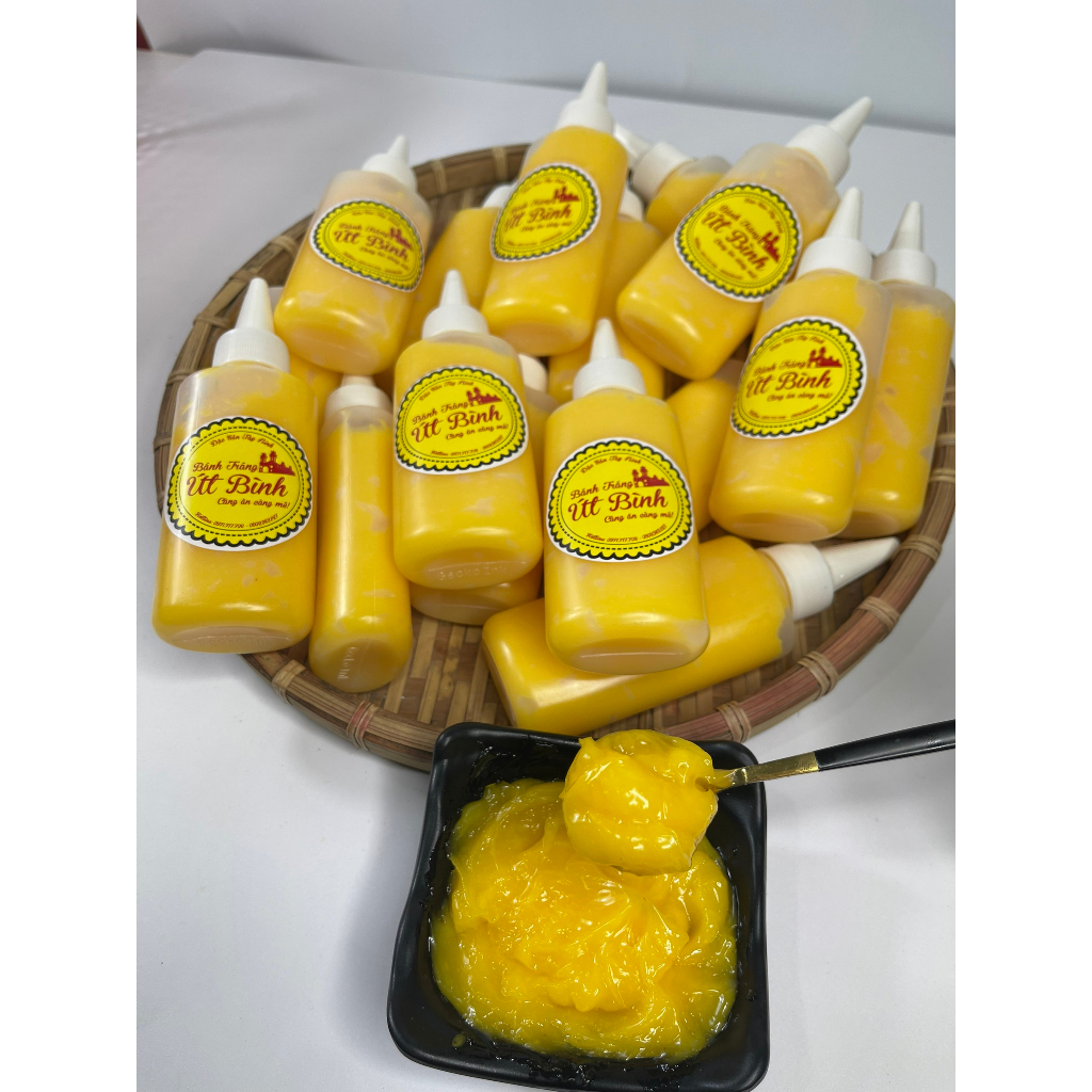 100gr Chai Sốt Bơ Phô Mai Cao Cấp Béo Ngậy Ăn Kèm Bánh Tráng Út Bình