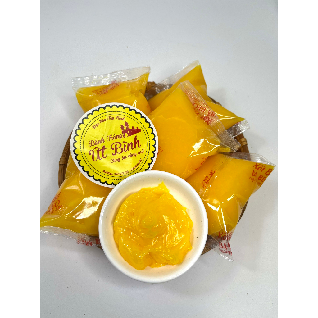 100gr Chai Sốt Bơ Phô Mai Cao Cấp Béo Ngậy Ăn Kèm Bánh Tráng Út Bình