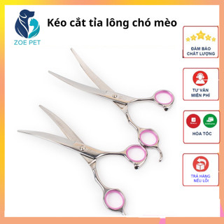 Kéo cong cắt tỉa lông chó mèo