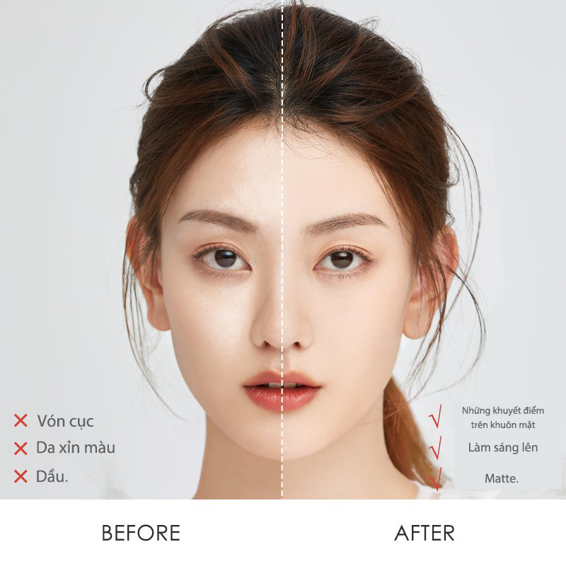 Phấn phủ kiềm dầu FOCALLURE 10g Làm sáng da, che khuyết điểm và lỗ chân lông trên khuôn mặt