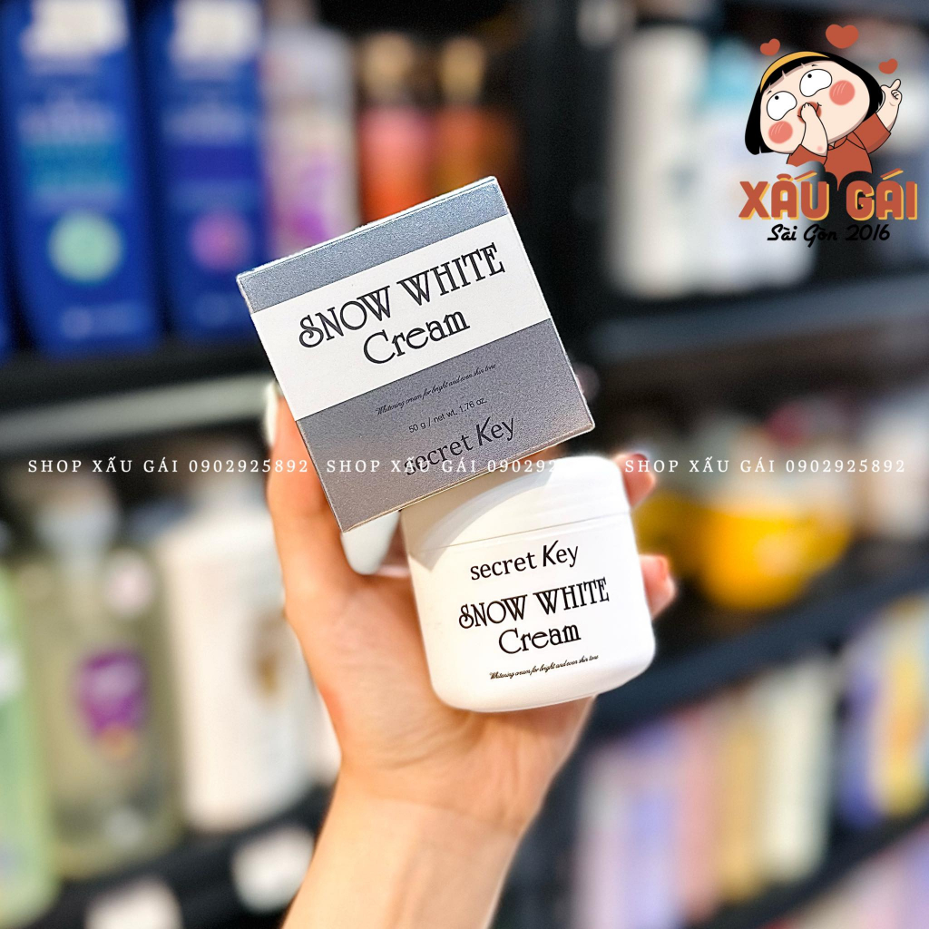 Kem Mặt Dưỡng Trắng Da Secret Key Snow White Cream (50g)