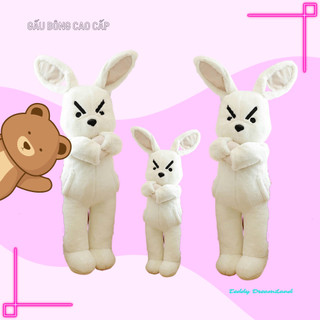 Gấu Bông Thỏ Trắng Giận Dữ Mặt Quạo Cao Cấp Teddy Dream Land