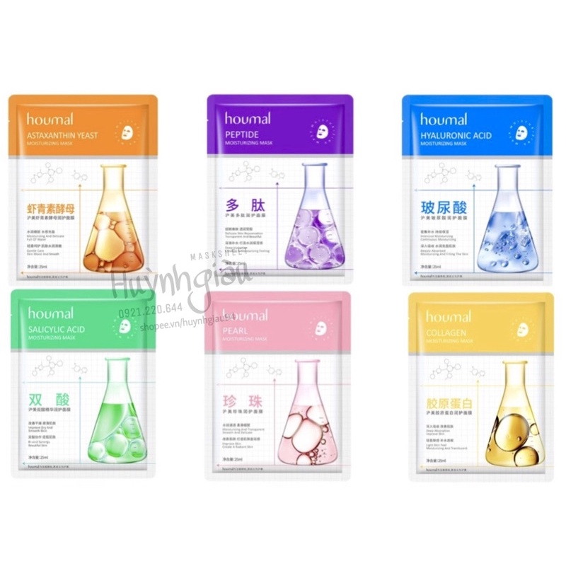 Mặt nạ Houmal- Mặt nạ serum bổ sung tinh chất các loại da