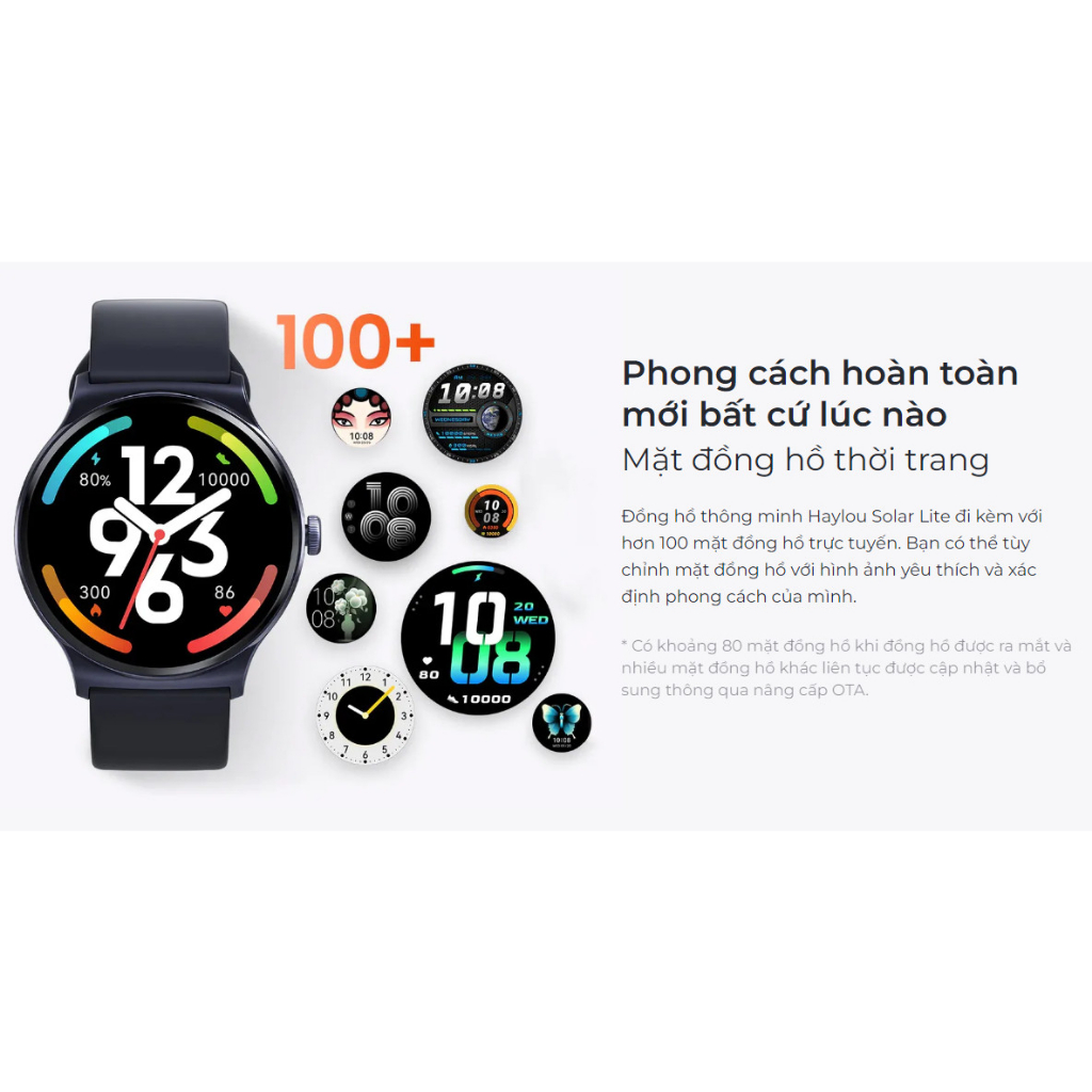 Đồng hồ thông minh Haylou Solar Lite LS05 Lite- Haylou Solar Lite LS05 Lite smart watch màn 1.38 inch