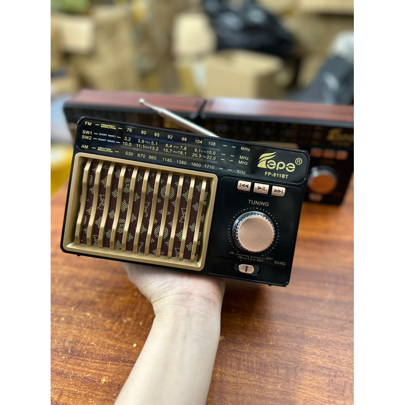 ☘đài Radio FP-811BT: hàng Nhật bãi 98%