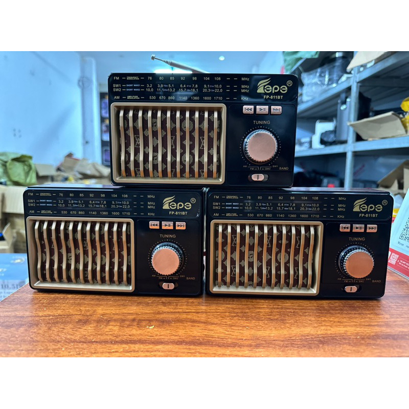 ☘đài Radio FP-811BT: hàng Nhật bãi 98%