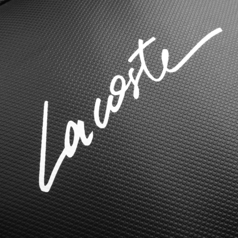 Balo đeo vai cho Nam nữ BACKPACK LACOSTE màu đen, thiết kế đơn giản, chất liệu chống thấm