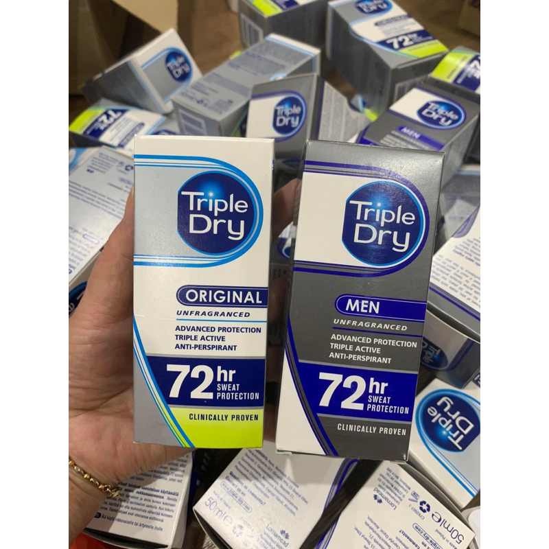 Lăn nách thần thánh triple dry hàng anh quốc có biil