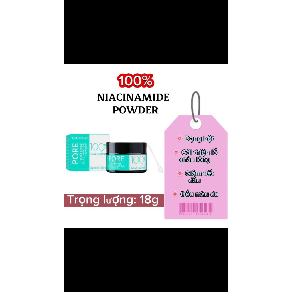 Catrice Bột Niacinamide 100% Powder