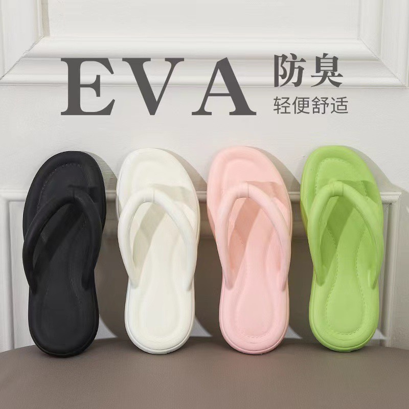 Dép xỏ ngón nữ Renben đế Eva chống trơn trượt , Dép tông đi biển thời trang mua hè 2023