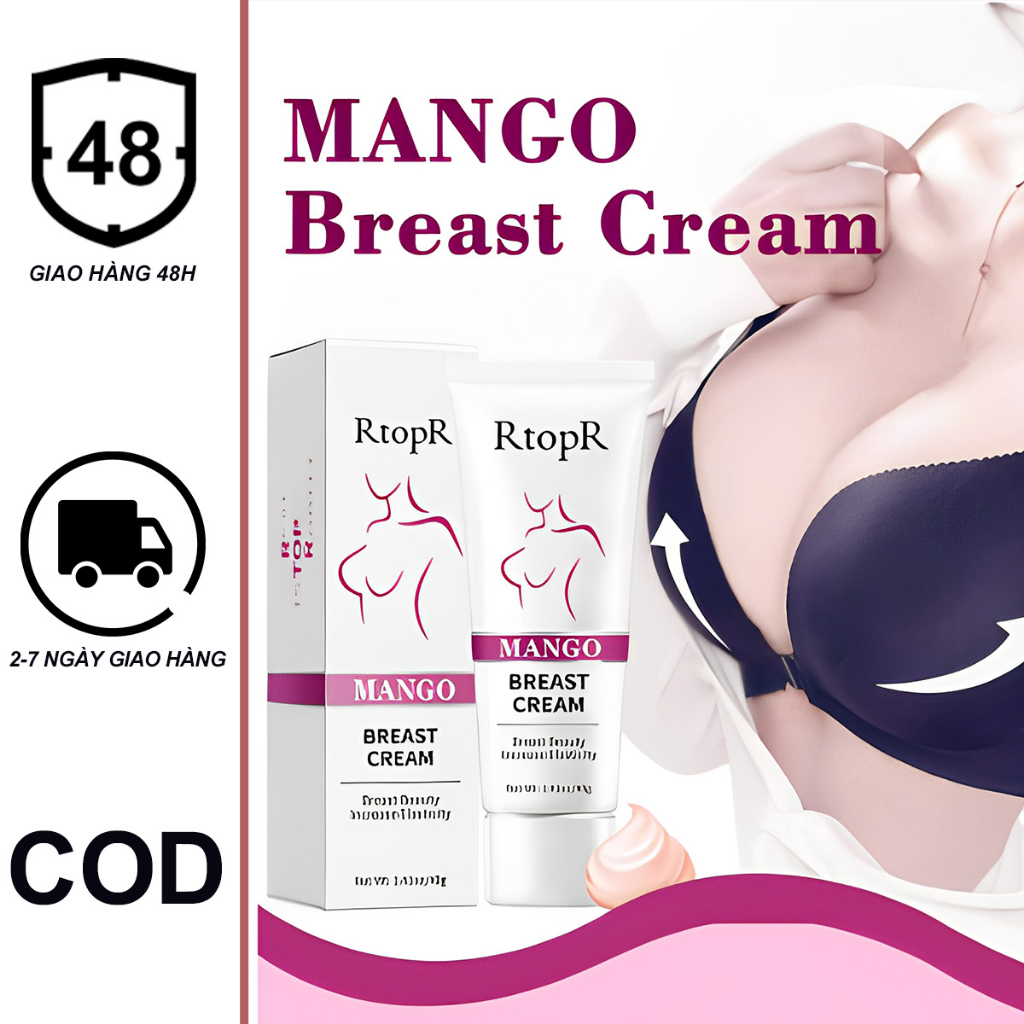 Kem Nở Ngực RtopR xệ ngực Làm Nhanh Ngực CHÍNH HÃNG Tự Nhiên Massage Săn Chắc Và Nâng Ngực Dành Cho 40g