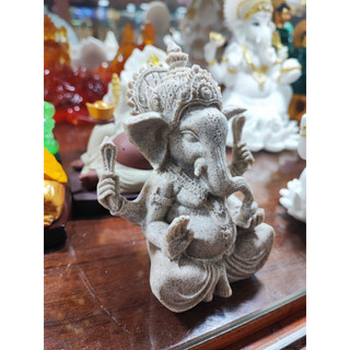 Tượng Đá Thần Voi Ganesha Ngồi