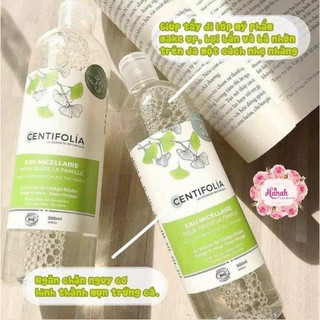 NƯỚC TẨY TRANG RAU MÁ CENTIFOLIA 500ML