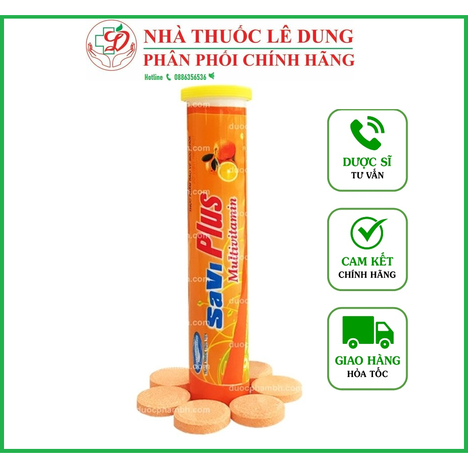 ✓[CHÍNH HÃNG] VIÊN SỦI SAVI PLUS MULTIVITAMIN