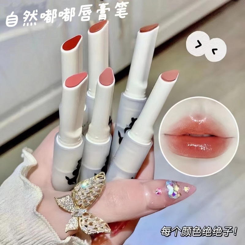 Son Bút Bấm NOVO Honey Kiss Cream Lipstick Pen có màu độ bóng bền dưỡng môi căng mọng chính hãng