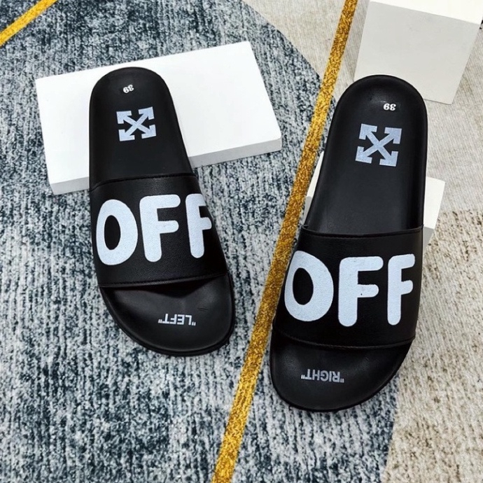 [ Hot ].Dép Quai Ngang Off-White Off Stamp Slides chữ trắng OFF và MONOGRAM siêu #hót