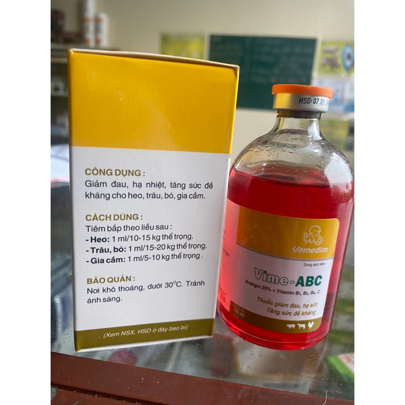 100ml vime ABC - dùng cho gia cầm, gia súc