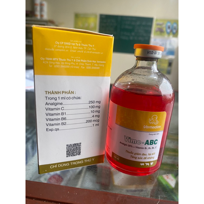 100ml vime ABC - dùng cho gia cầm, gia súc
